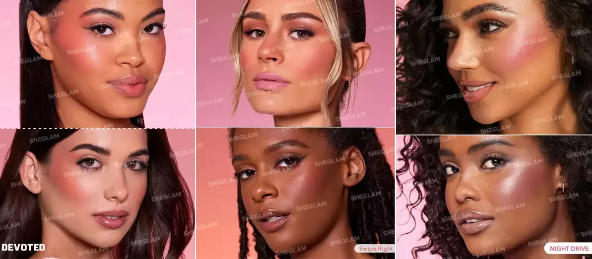 رژگونه پوست تیره