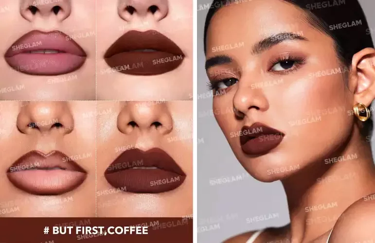 خط لب شیگلم رنگ But First, Coffee