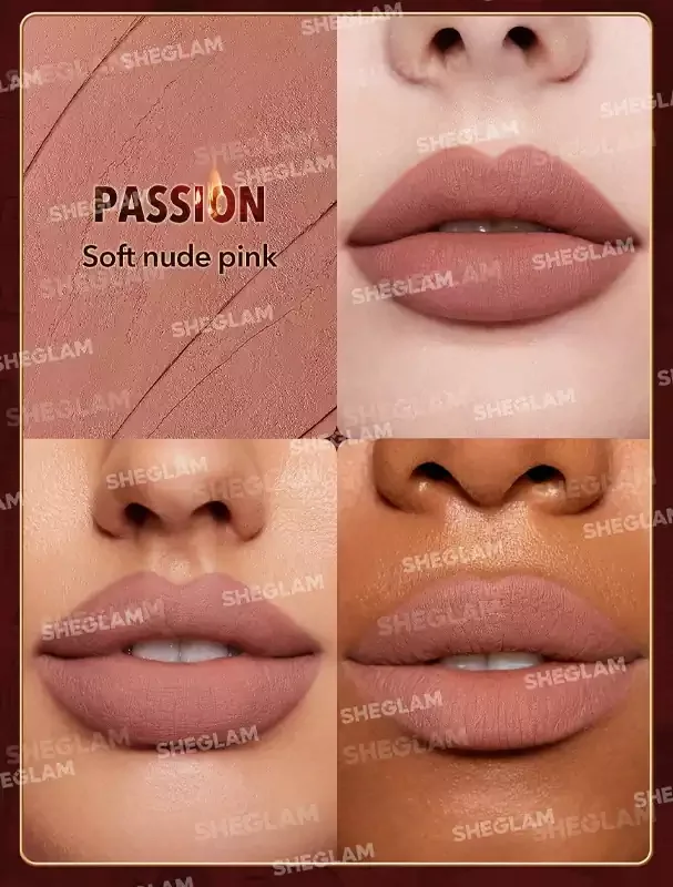 رژلب نود صورتی شیگلم رنگ Passion