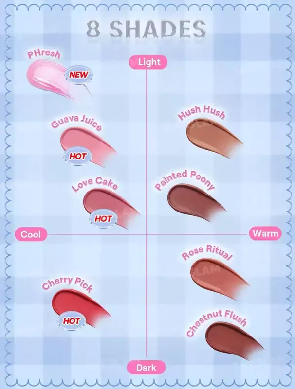 رنگبندی رژگونه کره ای شیگلم