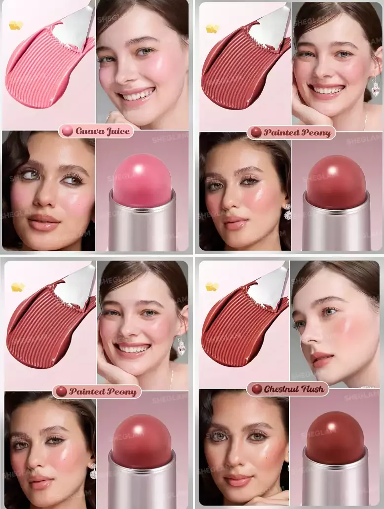 رنگبندی رژگونه استیکی شیگلم