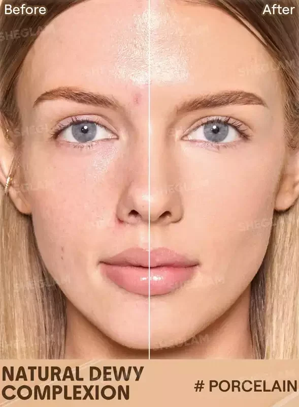 کرم پودر شیگلم رنگ پروسلین