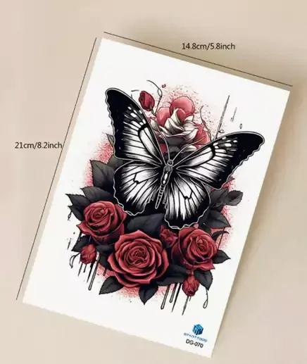 تتو موقت پروانه درشت