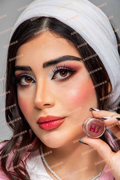 میکاپ با پودر کروم