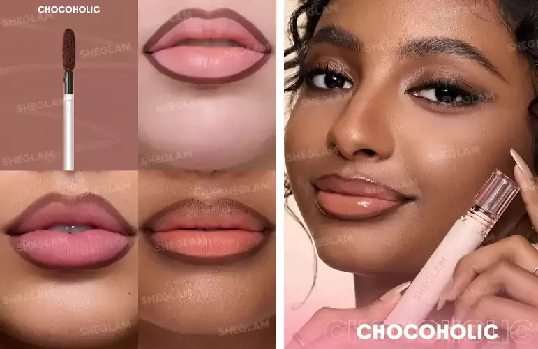 خط لب قهوه‌ای شکلاتی شیگلم رنگ Chocoholi