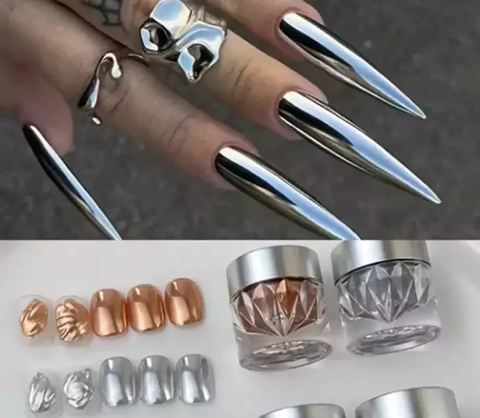 پودر کروم نقره ای جواهری