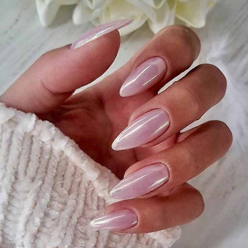 طراحی ناخن کروم صروتی