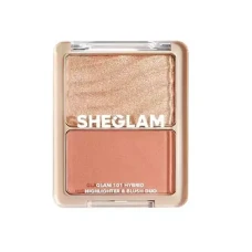 پالت هایلایتر و رژگونه دوتایی شیگلم مدل Glam 101 Hybrid Highlighter & Blush