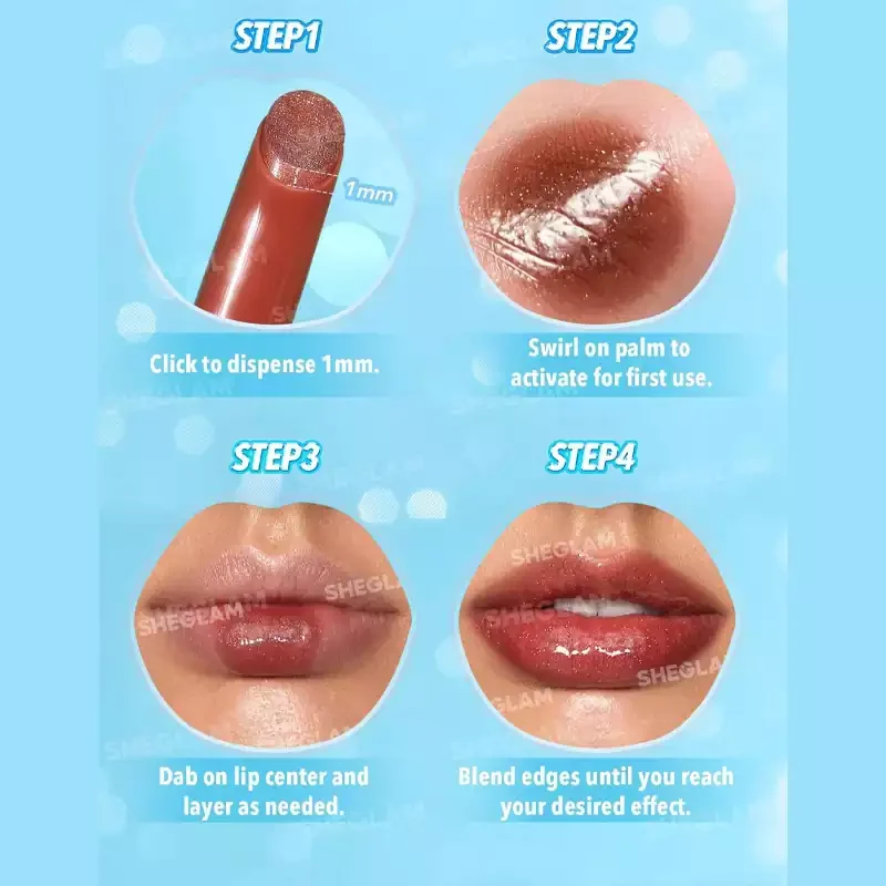 طرز استفاده لیپ پلامپر شیگلم