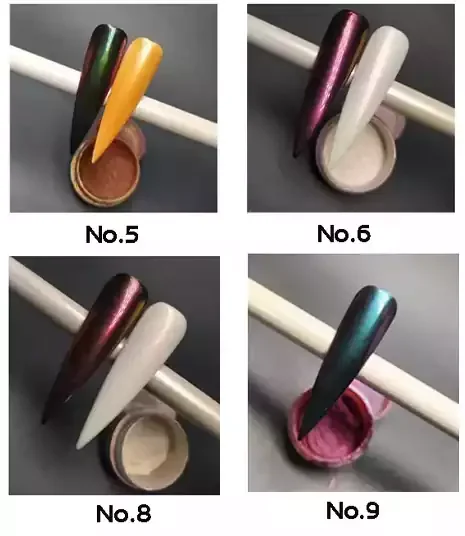 پک پودر کروم طراجی ناخن