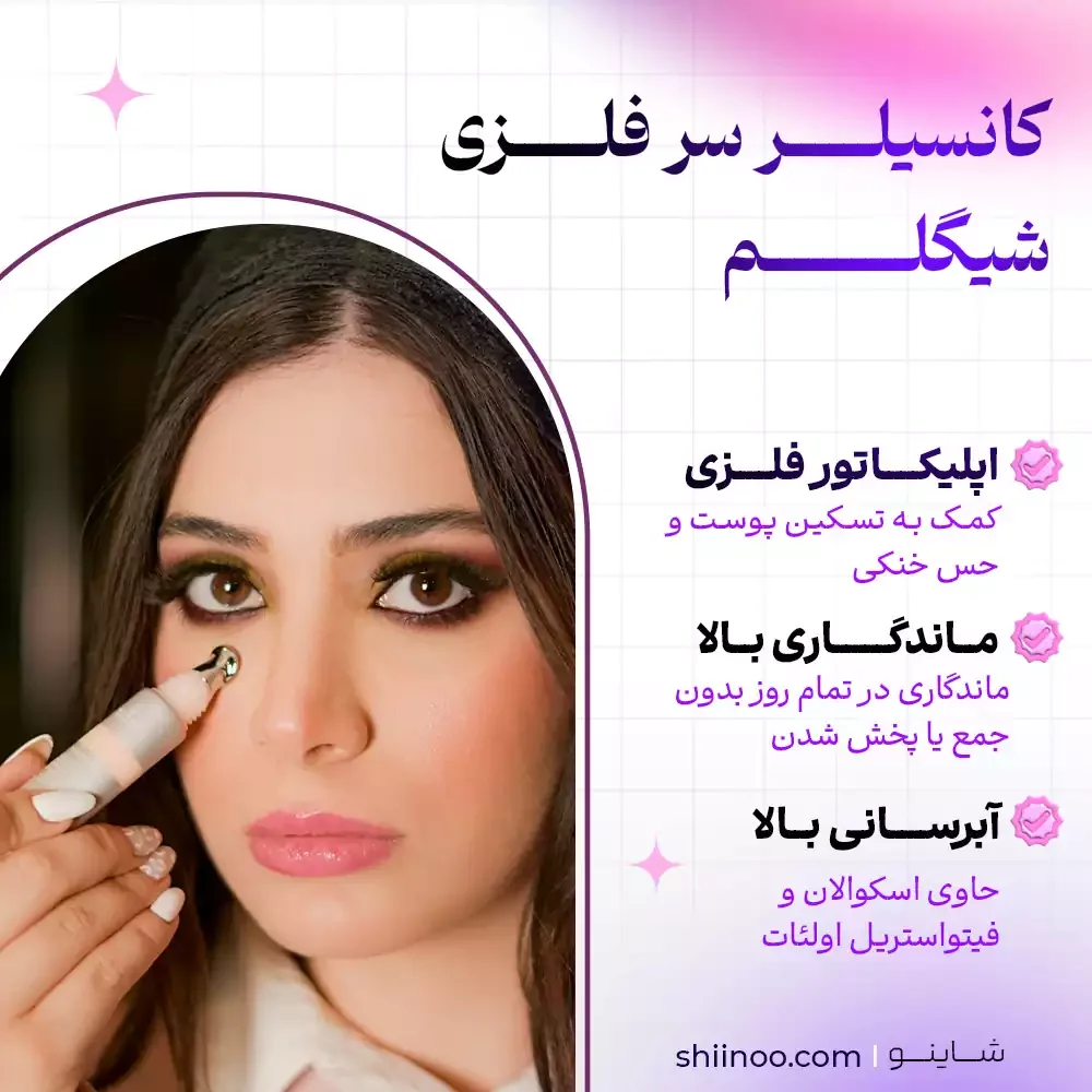 کانسیلر سر فلزی شیگلم