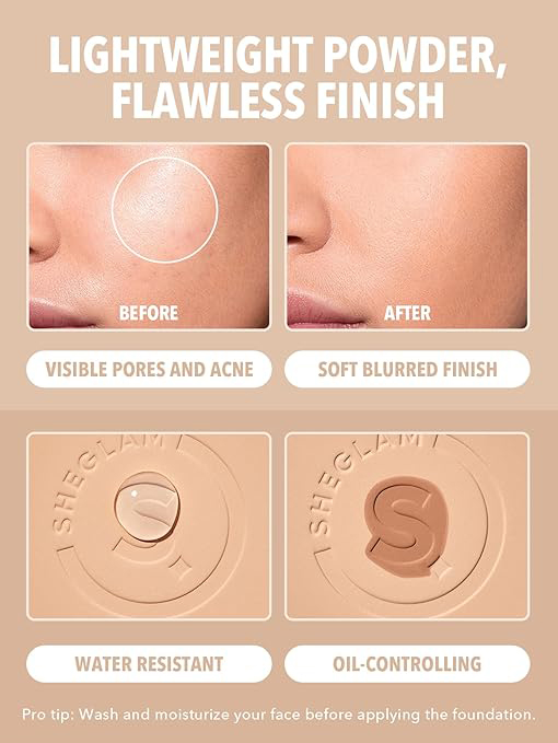 کرم پودر پودری شیگلم skinfocus