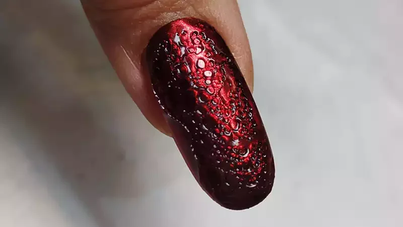 تکنیک کف طراحی ناخن