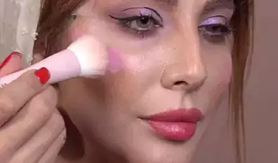 تست رژگونه پتال تاک sheglam